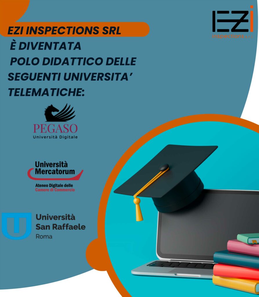 Ezi Inspections Srl diventa polo didattico per Pegaso, Mercatorum e San Raffaele